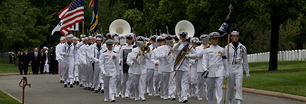 Ceremonial Band at Arlington National Cemetary